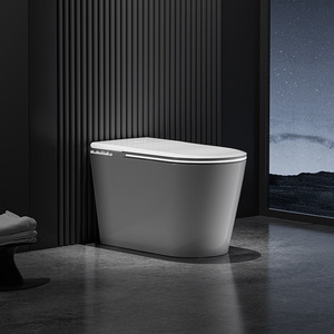 Toilette Intelligente Domestique à Couvercle Rabattable Entièrement Automatique, Réservoir Intégré, Sans Limite de Pression d'Eau, Drainage S-Trap - Product Image 2