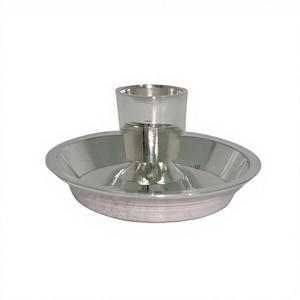 High Quality Hand Made Aluminum Metal <b>Candle</b> <b>Holder</b> for Home Decoration Religious Activities - Product Image 1