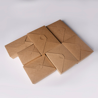 Boîte à lunch jetable en papier kraft pliable avec logo personnalisé, conteneur bento à emporter, OEM, vente en gros, biodégradable, écologique, anti-fuite