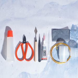 Cloisonné filigraan schilderen DIY onderzetters knutselset met bamboe onderzetters materialen en gereedschap DIY Cloisonné emaille schilderset - Product Image 6