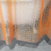 Rideau de douche en PEVA à pois de couleur personnalisée