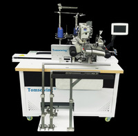 Machine à coudre automatique pour ourlets de bas de vêtements, entretenue par Tomsewing pour les usines de vêtements (T-shirts, jeans)