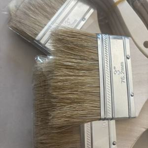 Pinceaux à poils naturels multi-tailles 1 pouce 2 pouces 3 pouces pour la peinture de meubles et de murs - Product Image 3