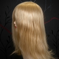 Toupee de Cabello Humano 100% Natural con Alineación de Cutículas 15A para Mujer, Base de Aspecto Natural, Cabello Humano Rubio Liso 100% Ruso