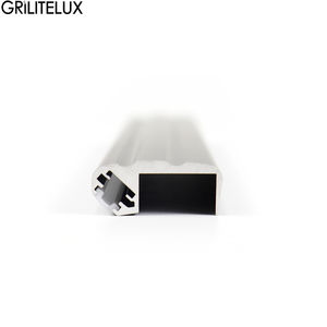 Barre lumineuse LED en aluminium de 18 mm de large pour panneau stratifié, profilé oblique à 45 degrés, éclairage LED pour armoire et placard - Product Image 5