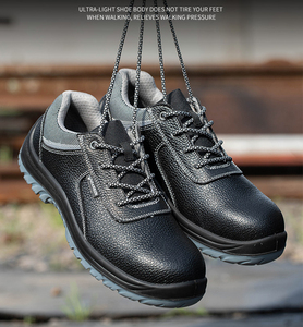 JIANKUN-Botas <span class=keywords><strong>DE</strong></span> SEGURIDAD personalizables S1, antiestáticas, <span class=keywords><strong>de</strong></span> grano completo, duraderas, <span class=keywords><strong>de</strong></span> cuero <span class=keywords><strong>de</strong></span> vaca genuino en relieve, antiexplosivo, antiperforación - Product Image 2