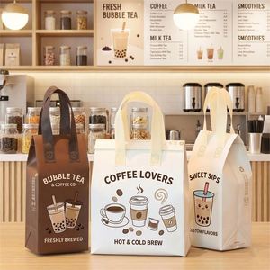 Bolsa Térmica Aislante de Tela No Tejida para Entrega de Alimentos, Bolsa Refrigerante para Llevar Comida con Forro de Papel de Aluminio - Product Image 2