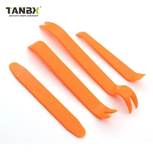 4 pièces <span class=keywords><strong>ensemble</strong></span> Auto PP nylon outils haute qualité Durable Nylon matériel Automobile démontage outil Blister emballage - Product Image 1