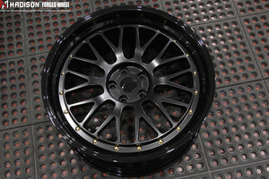 Jantes en alliage forgé personnalisées de 18 à 24 pouces, 2 pièces, avec bord poli gris canon, pour LM Lemans - Product Image 2