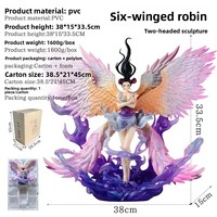 Versión de Estudio Serie Coleccionista Tianhui para Estatua GK de PVC de Doble Cabeza, Figura de Acción, Modelo Japonés de Seis Alas