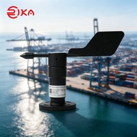 Capteur de direction du vent haute résistance RK110-01G certifié CE RoHS ISO9001 12-24VDC pour la surveillance des ports maritimes et en haute altitude
