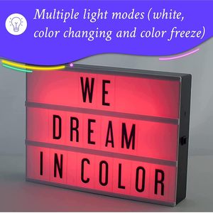 Customized Waterproof Aluminum LED Hotel Film TV <strong>Message</strong> Board Replaceable Text Luminous Characters <strong>Light</strong> <strong>Box</strong> 100cd/m - Product Image 2