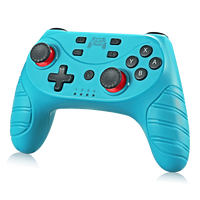 Manette de jeu sans fil avec double vibration turbo et support de téléphone à ventouses pour PC, téléphones mobiles Android/iOS et boîtiers TV