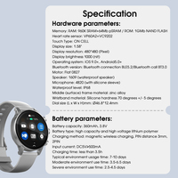 Reloj Inteligente LDNIO SW01 TWS AMOLED con Correa de Gel de Silicona a la Moda IP68 Compatible con Android Recordatorio de Llamadas Alarma Calendario