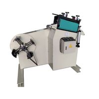 400mm largeur acier bobine déroulement et rouleau roue redressage Servo poinçon presse Die Machine de découpe support nivellement 2-en-1