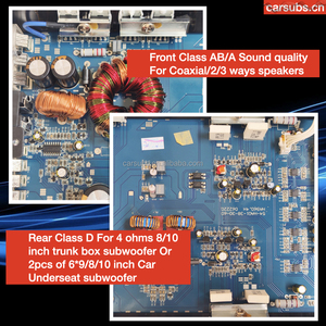 Amplificateur de voiture 105DB, qualité sonore, 4 canaux, classe AB avant, classe D arrière, amplificateur de subwoofer de voiture, 4 canaux pour <span class=keywords><strong>Esotec</strong></span> DYN - Product Image 4