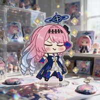 Nouvelle figurine de personnage Wuthering Waves en acrylique, modèle de standee, plaque décorative de dessin animé, décoration de bureau très esthétique