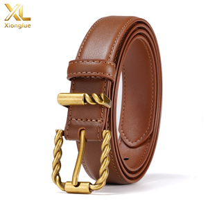 Stock/<b>Women</b> <b>Belt</b> Genuine Leather <b>Belt</b> Twisted Chain Gold Pin Buckle <b>Belt</b> Multi Color Casual Waist Strap <b>for</b> Ladies Jeans <b>Dress</b> - Product Image 5