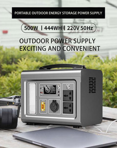 300W 500W 1000W Home Outdoor Lithium Ion <b>Jump</b> Wireless Charging Remote Control <b>Portable</b> Power Station - Product Image 6