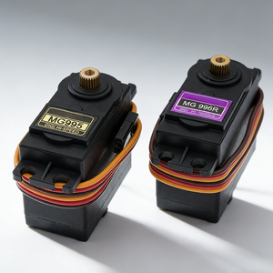 Servo MG995 MG996R 180 °   360 °   Servomotor estándar de engranajes metálicos de alto torque para coches RC, barcos y modelos de aviones de control remoto - Product Image 1