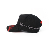Casquettes Snapback Oxford Personnalisées en Stock, Réglables, 5 Panneaux, Style Mexicain, Tissu Dobby à Pois, Respirantes, Imperméables, Unisexe