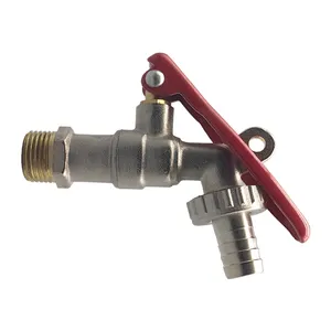 Grifo de latón con cerradura 1/2 "-1" pulgada grifo de agua Granden para exteriores