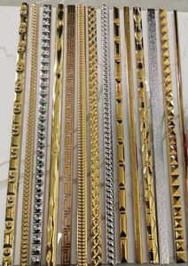 2x60 4x60cm <span class=keywords><strong>Prix</strong></span> <span class=keywords><strong>de</strong></span> gros disponible Carreaux <span class=keywords><strong>de</strong></span> bordure décoratifs couleur argent et or pour bordure <span class=keywords><strong>de</strong></span> tapis Mur - Product Image 6