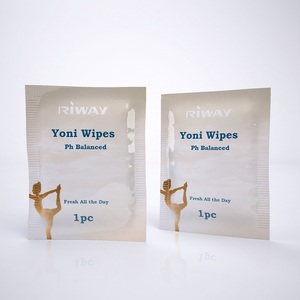 Sexe nettoyage Ph équilibré rincable organique féminin lingettes humides jetables Non-tissé femmes essuyer les tissus adultes - Product Image 2