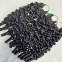 Extensions de cheveux humains bruts bouclés indiens au crochet, cuticules alignées, 100 % cheveux vietnamiens birmans bouclés, cheveux bruts bouclés profonds et lâches, cheveux crépus bouclés