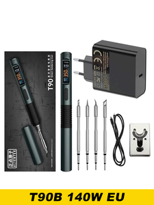 Alientek T90 Thông Minh Hàn Sắt Pd 140W Có Thể Điều Chỉnh Nhiệt Độ Hàn Hàn Trạm Kit C245 C210 T65 Công Cụ Hàn Sắt - Product Image 5