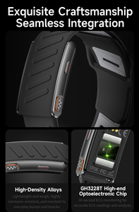 Nueva Pulsera Inteligente SIN Pantalla, Monitorización de Frecuencia Cardíaca, Presión Arterial y Temperatura Corporal en Tiempo Real, Reloj Inteligente ECG SIN Pantalla - Product Image 6