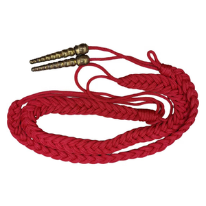 High Quality Customizable Polyester Shoulder <b>Cord</b> Factory Wholesale Metallic <b>Cord</b> Solid Color Braided Rope - Product Image 3