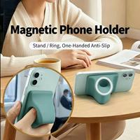 Support magnétique multifonction en silicone pour iPhone – Support coloré avec cadre magnétique