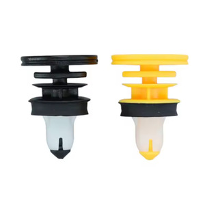 Tesla Model 3 Door Interior Panel <b>Clips</b> Yellow Black Plastic Fastener FBT 1135147-00-A Replacement Repair Parts - Product Image 3