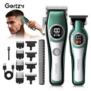 ชุดเครื่องตัดผมไฟฟ้าสำหรับร้านตัดผมมืออาชีพ ใบมีดสแตนเลส กันน้ำ IPX7 หน้าจอภาษาอังกฤษ แบตเตอรี่ 1200mAh - Product Image 4