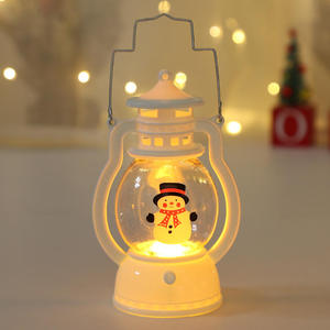 Wholesale Xmas Ornament Handheld <b>LED</b> Christmas <b>Tree</b> Santa Claus Latern for Holiday Home Decor - Product Image 3