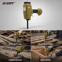 Pistolet dénudeur pneumatique CE T50SC 1,5-4 mm pour usage industriel et bricolage, outil de retrait de clous, machine de recyclage du bois