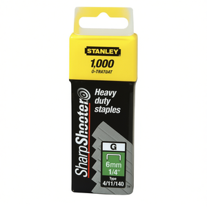 Grapas de Alta Resistencia Stanley SharpShooter de 6 mm, Tipo 1/4, 4/11/140 G - Product Image 2