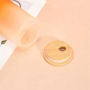 2025 Hotsale Personalized Gift 16Oz Shimmer Ombre Beer Libbey Glitter Plastic Libbey Can With Lid - Product Image 4