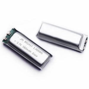 תעודת kc נטענת 3.7v 801437 l-ion gps גפ אוזניות <span class=keywords><strong>370mah</strong></span> ליתיום פולימר חבילה 500 מחזורים 1 שנה - Product Image 4