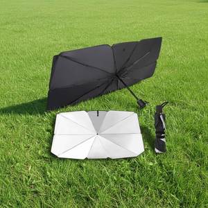 Parasol Plegable Multifuncional Portátil de 2 Tamaños con Protección UV y Aislamiento Térmico para Parabrisas Delantero de Coche - Product Image 1