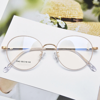 Montures de lunettes optiques en métal personnalisables à la mode pour jeunes filles