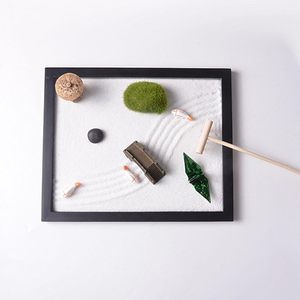 Kit de figurines artisanales écologiques pour jardin <span class=keywords><strong>zen</strong></span> de table, décoration de <span class=keywords><strong>bureau</strong></span>, bouddhisme, <span class=keywords><strong>Feng</strong></span> <span class=keywords><strong>Shui</strong></span> - Product Image 6
