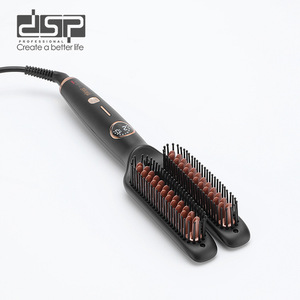 Peigne lisseur Dsp avec réglages de chaleur ajustables pour un usage domestique, lissage et coiffage - Product Image 3