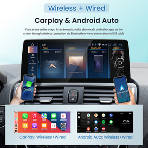 Écran multimédia HFmidia 12,3 pouces pour Série 1 F20 F21 NBT 2013-2016, lecteur vidéo de voiture avec CarPlay sans fil et Android Auto - Product Image 4