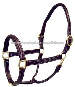 Shemax 2024 nueva moda elegante puntada acolchado cabestros estables de alta calidad personalizado al por mayor OEM hecho Pakistán Venta caliente de cuero - Product Image 2