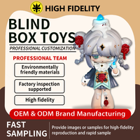 MISSY Sweet and Sad Girl Crow Paradise Blind Box PVC Material Collectible Mystery Doll Cute Anime Figurine Décoration de Bureau