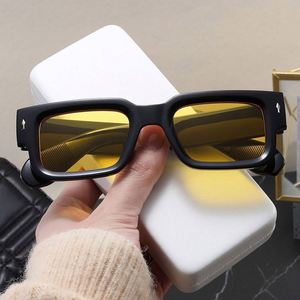 Custom Logo <b>Popular</b> <b>Sunglasses</b> <b>Square</b> Thick Widen Sun Glasses for Event Promotion - Product Image 1