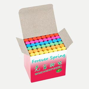 Usine en gros de haute qualité <span class=keywords><strong>craie</strong></span> d'école 48 pièces/boîte couleur <span class=keywords><strong>blanche</strong></span> <span class=keywords><strong>craie</strong></span> de couleur unique - Product Image 2