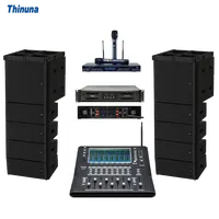 Doxshow — haut-parleur professionnel L210, système audio, double 10 pouces, 3 unités, avec inverseur à 2 voies, enceinte en ligne passif